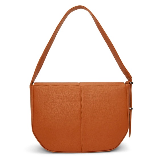 Matt & Nat Alik Purity Pebbled Vegan Shoulder Bag in Prairie Orange - Picture 4 of 12